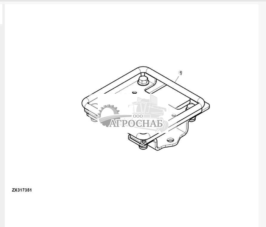 Attachment, Global Positioning System Receiver Mounting Parts 